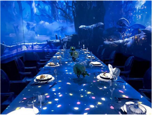 沉浸式餐厅包间