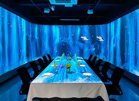 5D全息光影餐厅｜光影与艺术相融打造百变空间