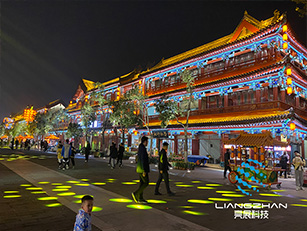 开封龙亭景区户外光影秀