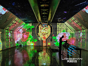 移动婚宴车全息光影效果